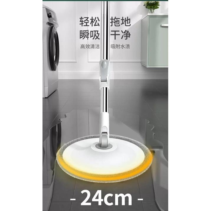 【現貨商品 快速出貨】淨污分離拖把組旋轉拖把 不鏽鋼拖把 省水拖把 懶人拖把獨立盒裝 超商限一組不包含其他商-細節圖6