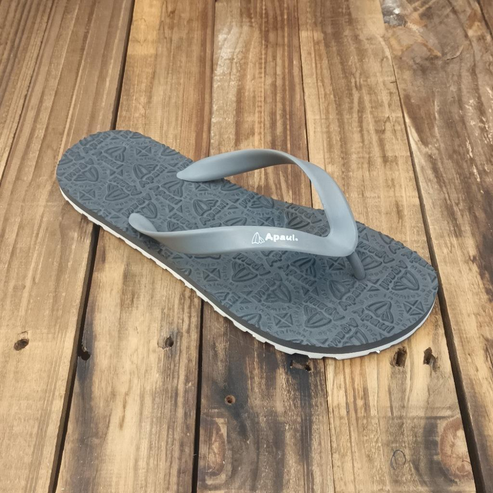 【APAUL 雅鉑】32410-2 鞋耳可選換色 #橡膠耳人字拖鞋 #雅鉑紋路夾腳拖鞋 #矽膠鞋耳海灘鞋-細節圖3