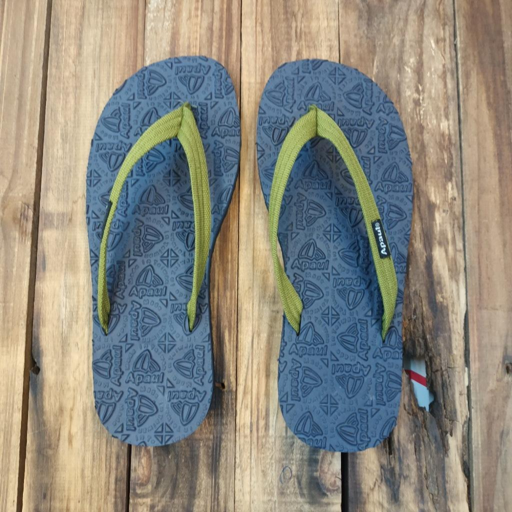 【APAUL雅鉑】32407-1 墨綠/藍 細帶拖鞋 橡膠夾腳拖鞋 男女人字拖 織帶夾腳拖鞋-細節圖5