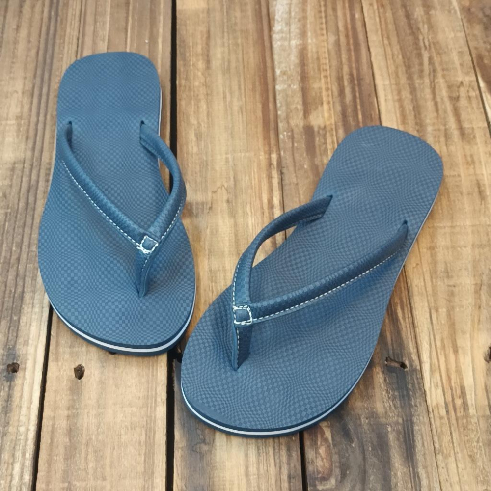 【雅鉑-無印】82403 藍 簡約風室內拖鞋 人字室內拖鞋 超輕止滑夾腳拖鞋-細節圖4