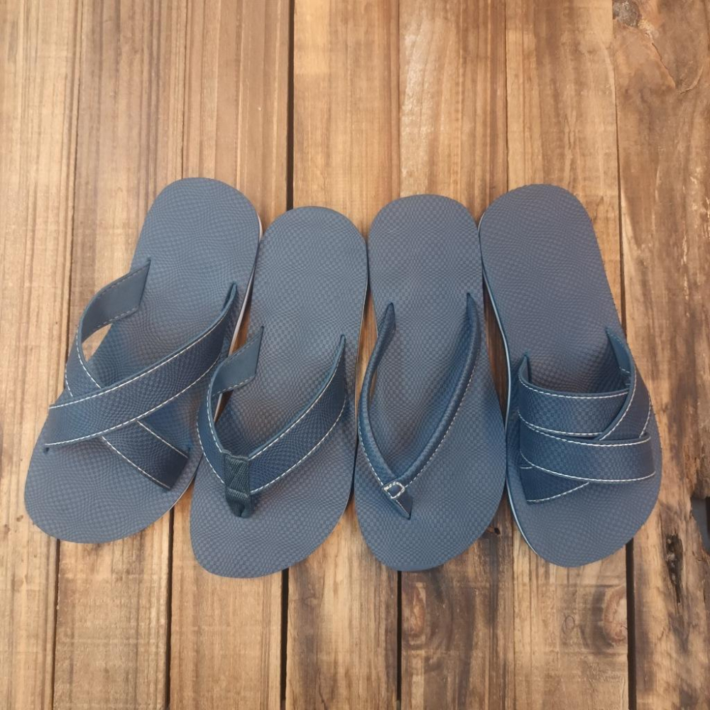 【雅鉑-無印】82403 藍 簡約風室內拖鞋 人字室內拖鞋 超輕止滑夾腳拖鞋-細節圖5