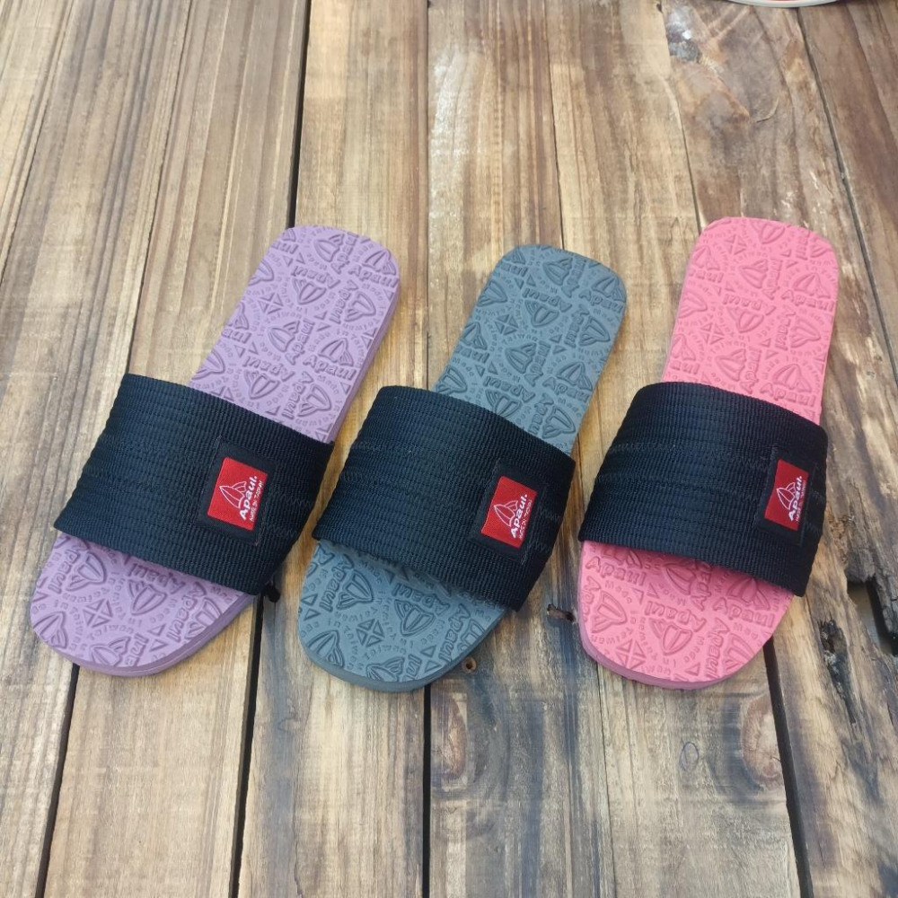 【APAUL 雅鉑】12205-2 黑/酒紅 雅鉑紋一字拖 親子拖鞋 韓風拖鞋 時尚拖鞋 止滑拖鞋-細節圖5