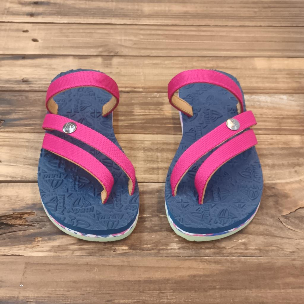 【APAUL雅鉑】52303-1 桃/藍 多色涼拖鞋 手作涼拖鞋 經典涼拖鞋 限定男女款涼拖鞋-細節圖2