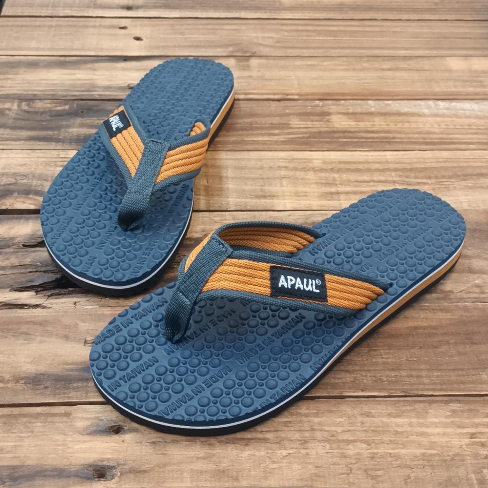 【APAUL 雅鉑】32306圓點紋拖鞋 軟Q夾腳拖 男生夾腳拖-細節圖2