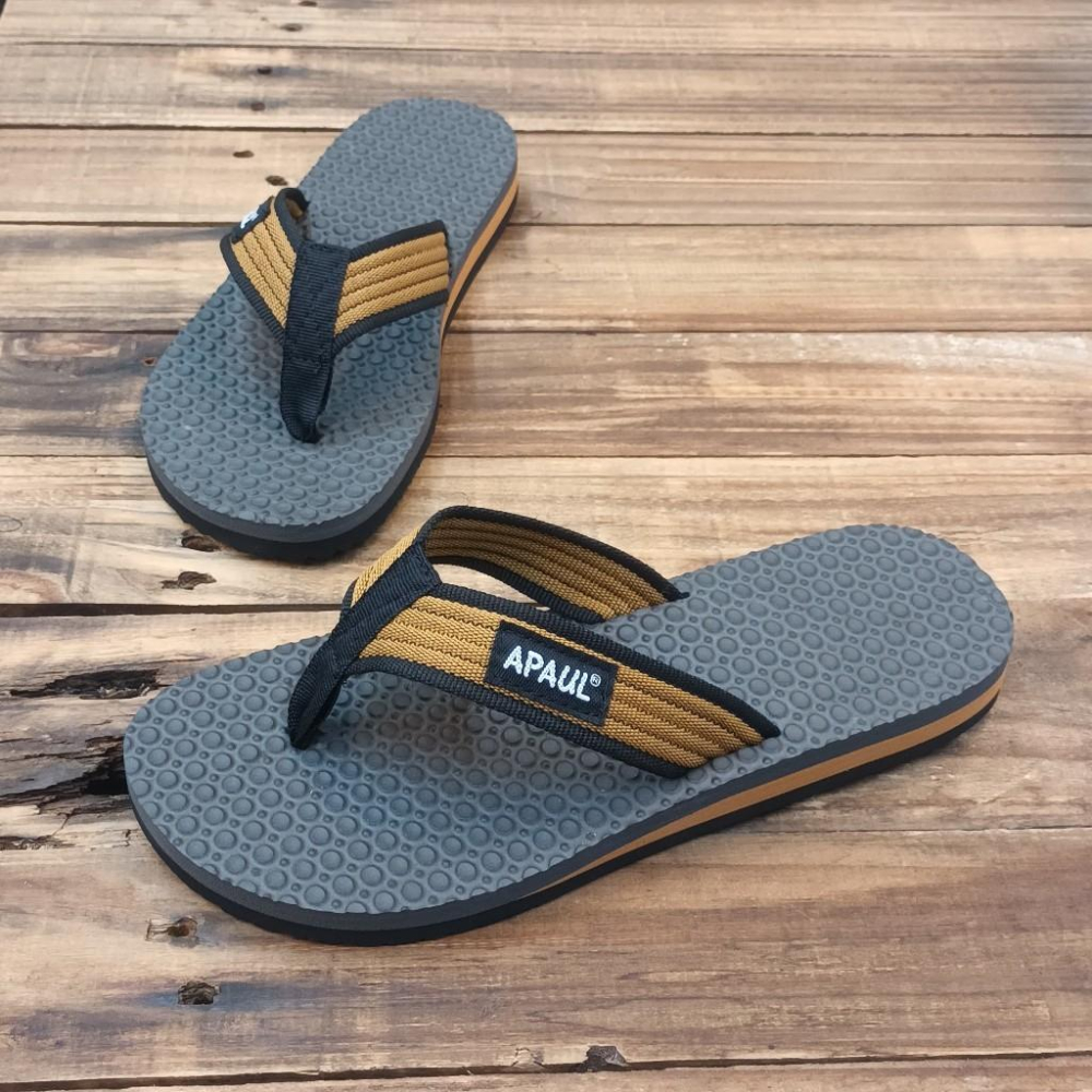 【APAUL 雅鉑】32306圓點紋拖鞋 軟Q夾腳拖 男生夾腳拖-細節圖3