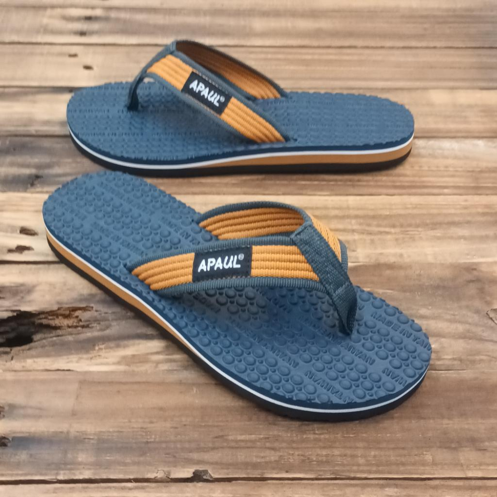 【APAUL 雅鉑】32306圓點紋拖鞋 軟Q夾腳拖 男生夾腳拖-細節圖4