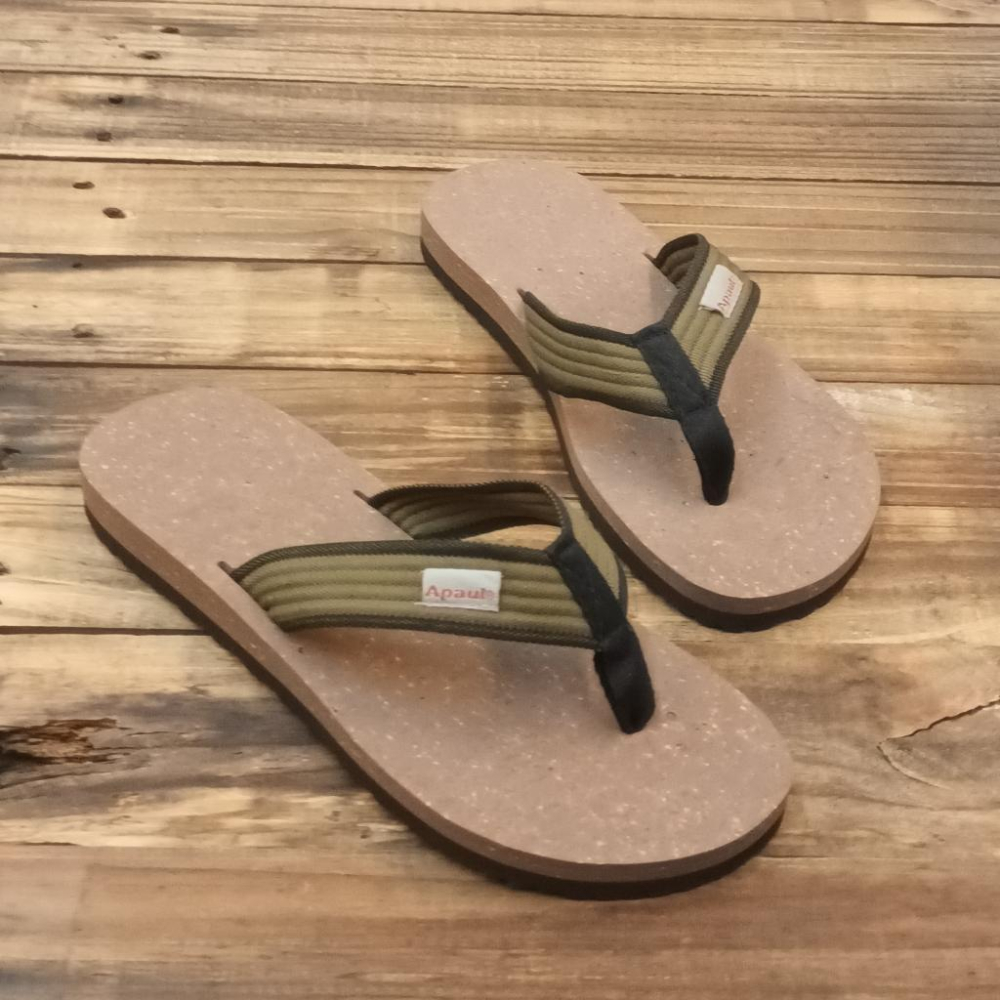 【APAUL 雅鉑】32303 軟木紋拖鞋 厚底夾腳拖 止滑顆粒拖鞋-細節圖3