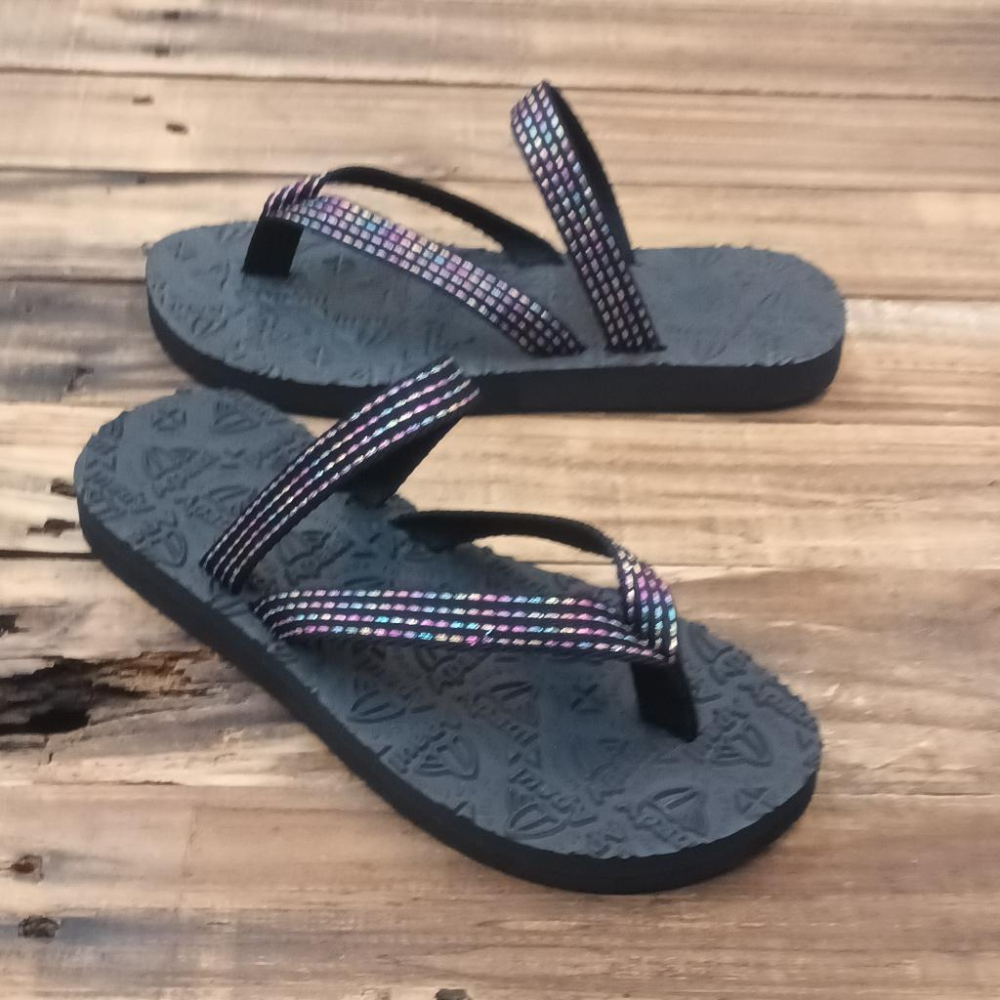 【APAUL雅鉑品牌鞋】52301黑色亮彩涼拖鞋 手作涼拖鞋 經典涼拖鞋 限定男女款涼拖鞋-細節圖4