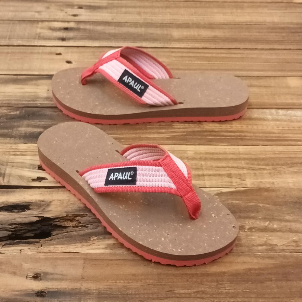 【APAUL 雅鉑】32303 軟木紋拖鞋 厚底夾腳拖 止滑顆粒拖鞋-細節圖3