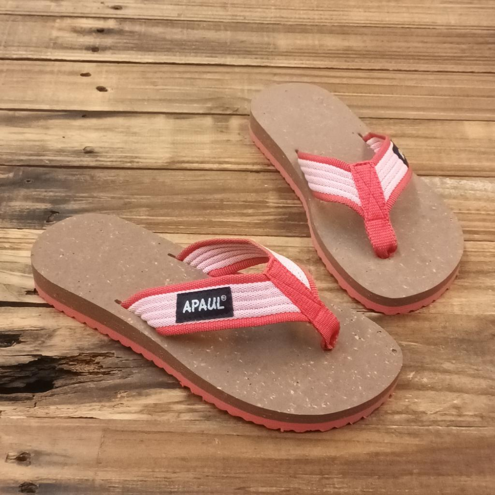 【APAUL 雅鉑】32303 軟木紋拖鞋 厚底夾腳拖 止滑顆粒拖鞋-細節圖5