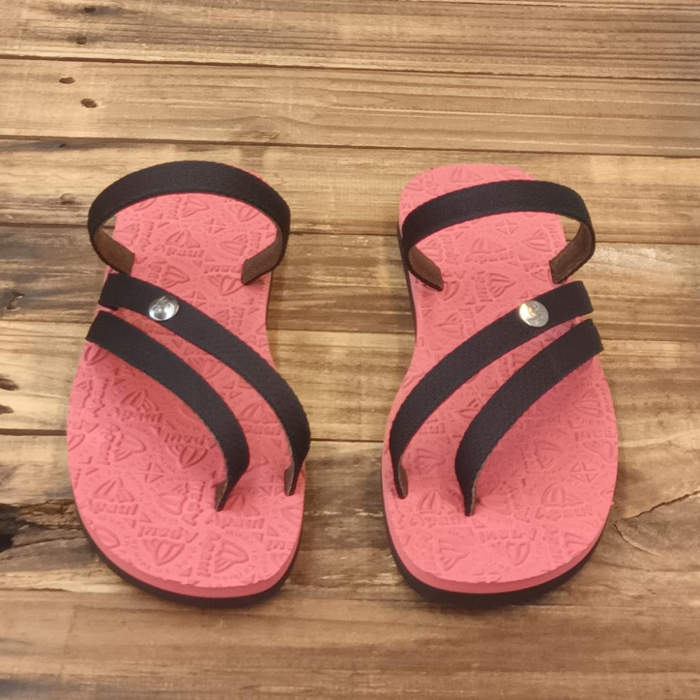 【APAUL雅鉑】52303-8 黑/酒紅 多色涼拖鞋 手作涼拖鞋 經典涼拖鞋 限定男女款涼拖鞋-細節圖2