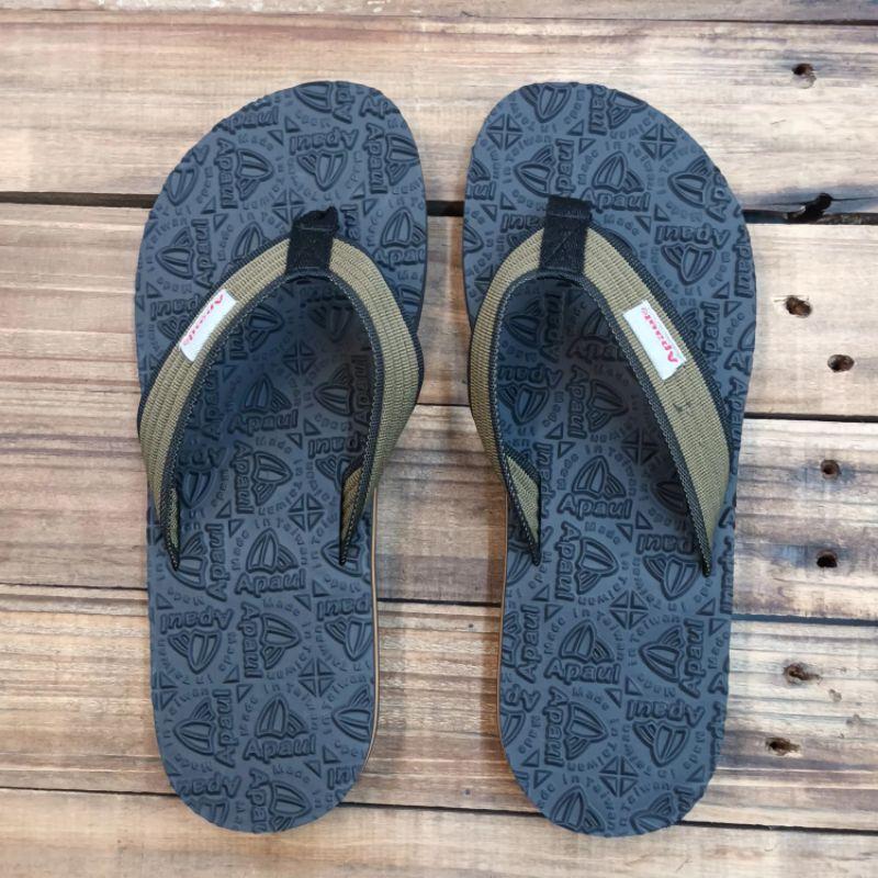 【APAUL 雅鉑】32302  黑咖 雅鉑紋人字拖鞋 加厚夾腳拖 橡膠立體紋夾腳拖鞋-細節圖4