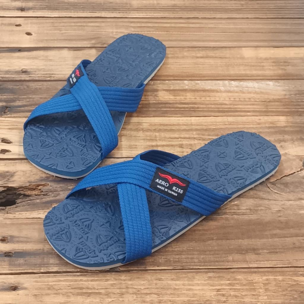 【APAUL 雅鉑】22303-2 四色 親子交叉拖鞋 天然橡膠拖鞋 超防滑拖鞋-細節圖3