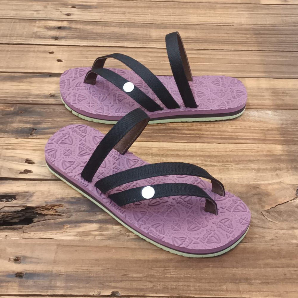 【APAUL雅鉑】52303-11 黑/紫 多色涼拖鞋 手作涼拖鞋 經典涼拖鞋 限定男女款涼拖鞋-細節圖5