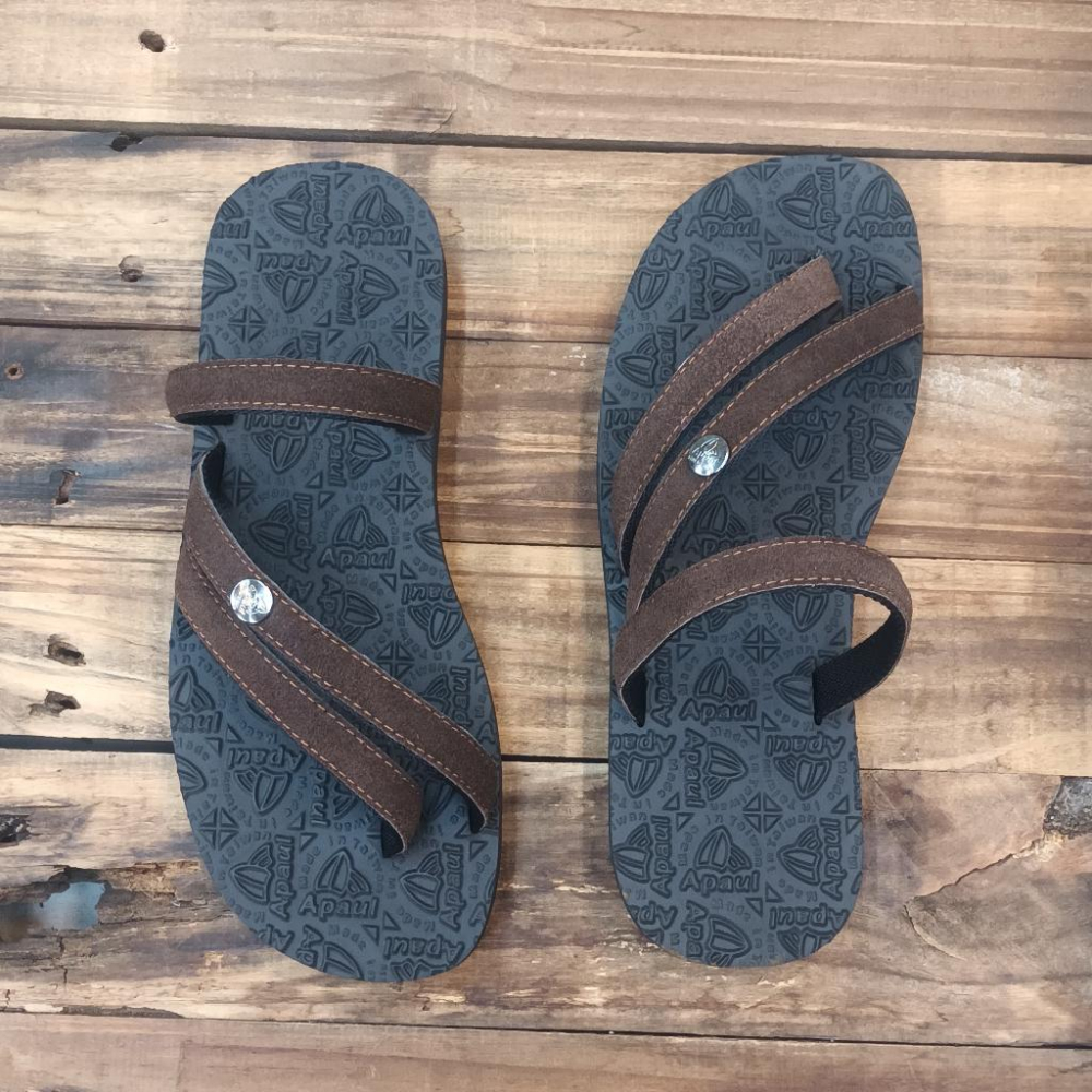 【APAUL雅鉑】52303-5 咖/黑 多色涼拖鞋 手作涼拖鞋 經典涼拖鞋 限定男女款涼拖鞋-細節圖3