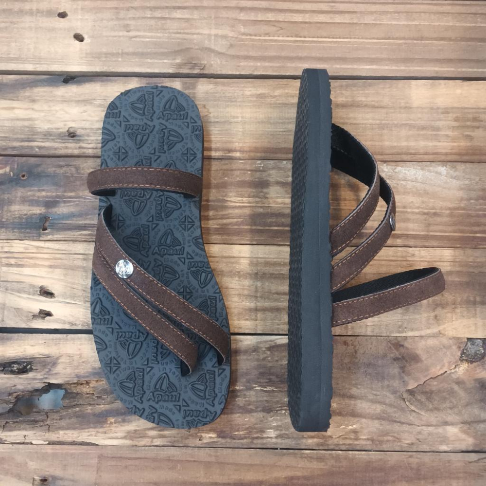 【APAUL雅鉑】52303-5 咖/黑 多色涼拖鞋 手作涼拖鞋 經典涼拖鞋 限定男女款涼拖鞋-細節圖4