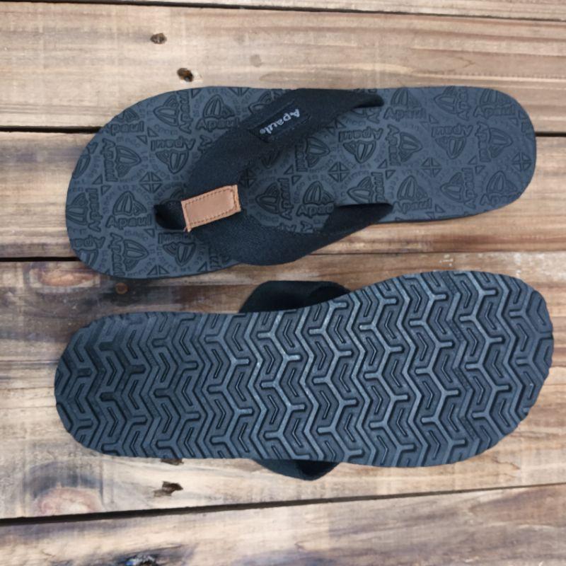 【APAUL雅鉑】32207-黑 軟Q進化拖鞋 加厚耐磨夾腳拖-細節圖3