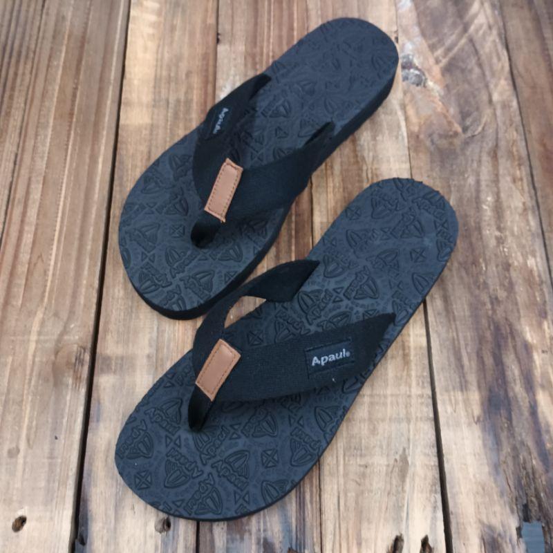 【APAUL雅鉑】32207-黑 軟Q進化拖鞋 加厚耐磨夾腳拖-細節圖6