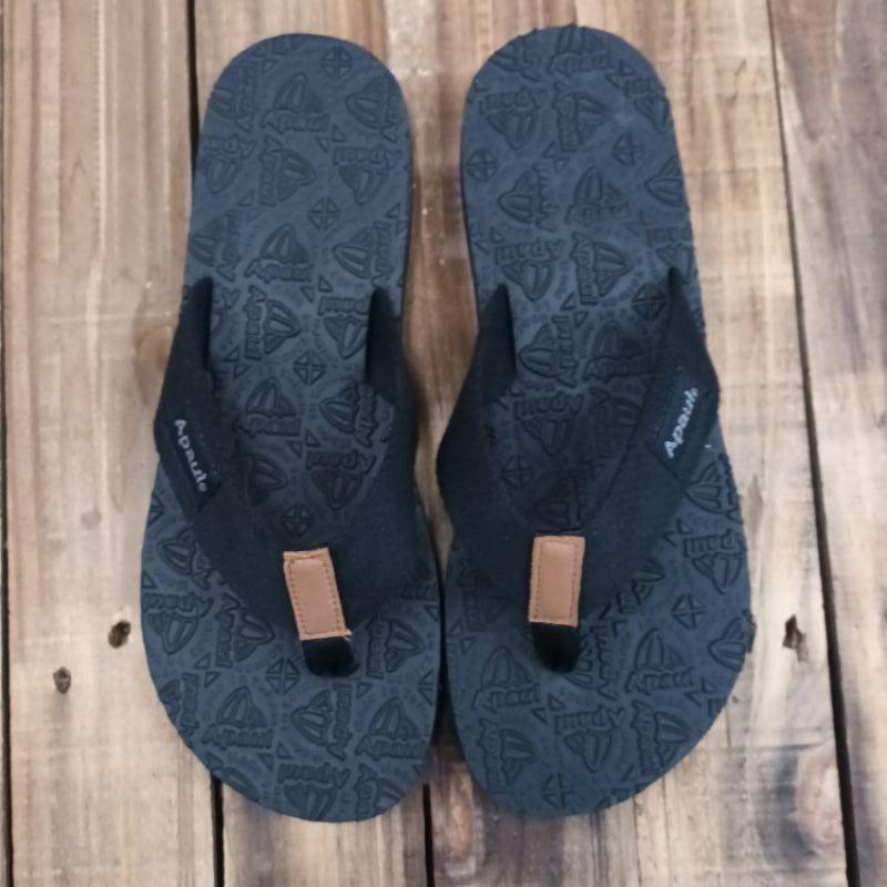 【APAUL雅鉑】32207-黑 軟Q進化拖鞋 加厚耐磨夾腳拖-細節圖7