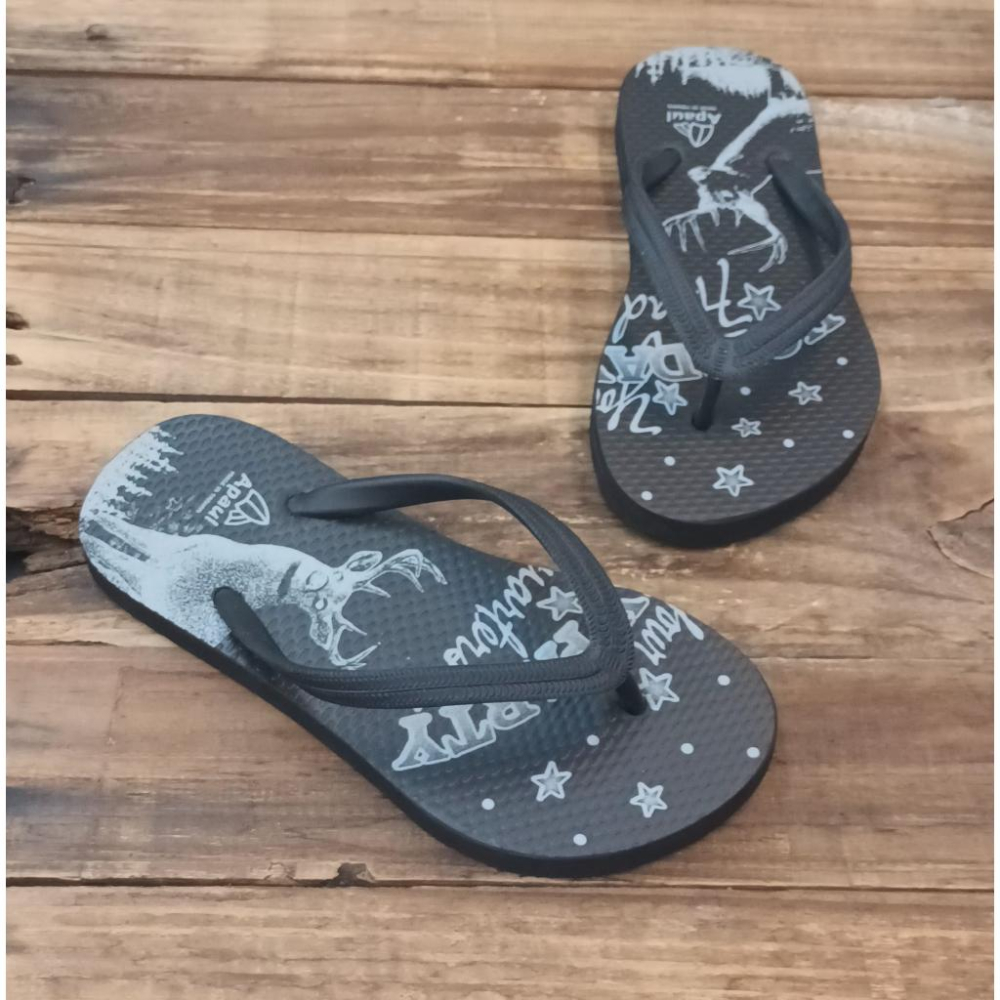 【APAUL雅鉑】31809- 黑 彈性耳帶童人字拖 彈力底人字拖 矽膠人字拖 防水防滑拖鞋-細節圖4