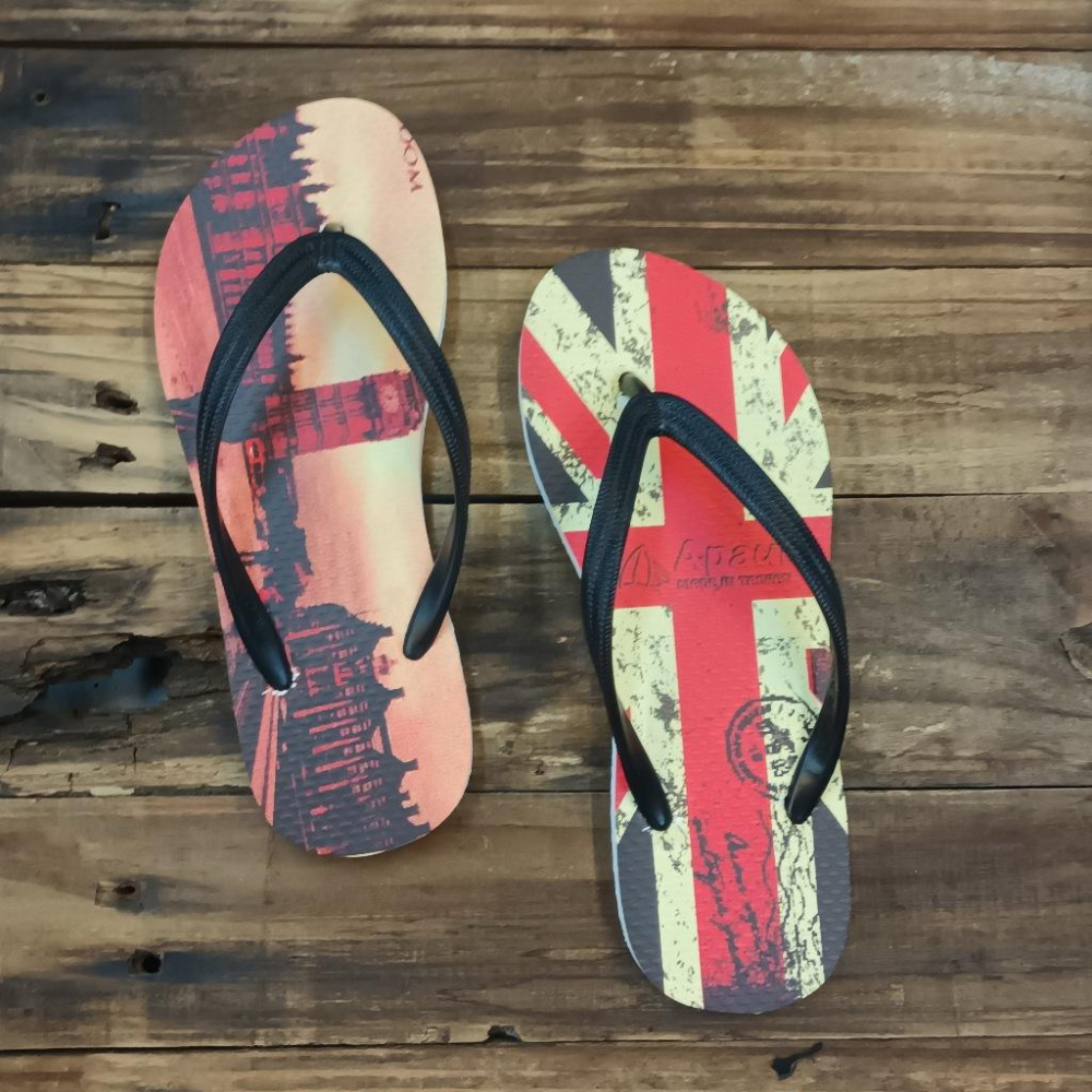 【APAUL雅鉑】31512- 多色 人字拖 Q彈底人字拖 個性風人字拖-細節圖3