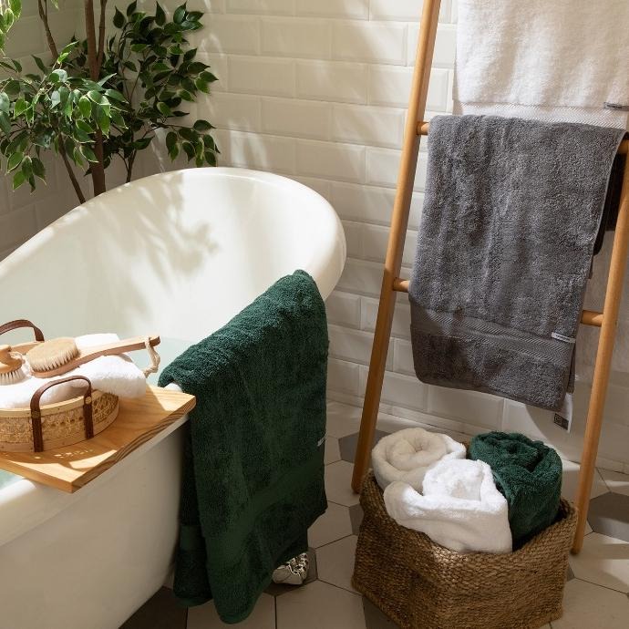 【方巾】【澳洲Canningvale】埃及經典 埃及棉 方巾 30x30cm 擦手巾 厚實 五星飯店指定品牌【單件賣場】-細節圖2