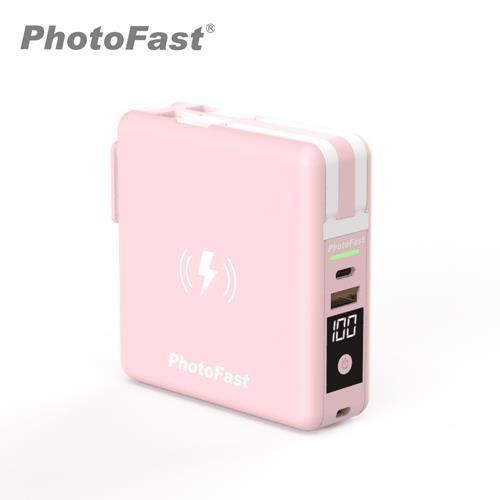 【Photofast】多功能五合一自帶線+15W磁吸無線充電+PD快充行動電源 10000mAh 萬用充 行動電源-細節圖2