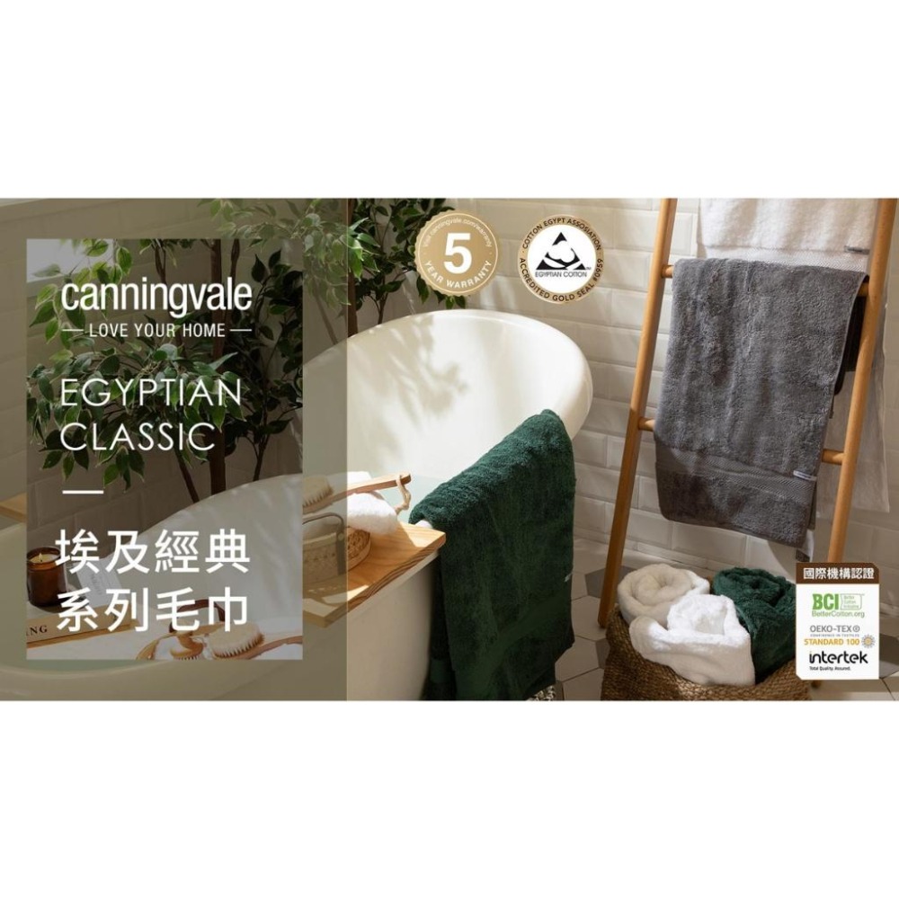 【毛巾】【澳洲Canningvale】埃及經典 埃及棉 毛巾 35x75cm 厚實  五星飯店指定品牌【單件賣場】-細節圖5