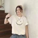 ⭐12小時火速出貨⭐<現貨>微笑刺繡基本款大學T-規格圖6