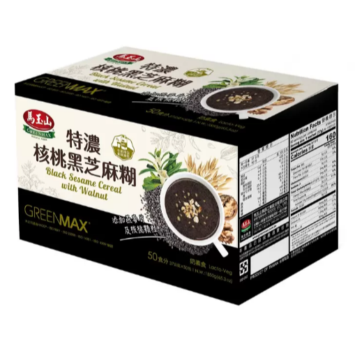 ✨好市多現貨✨馬玉山 特濃核桃黑芝麻糊 37公克 X 1包-細節圖3