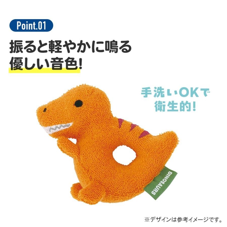 日本代購 skater 嬰幼兒專用 安全 布撥浪鼓 BGR1-細節圖2