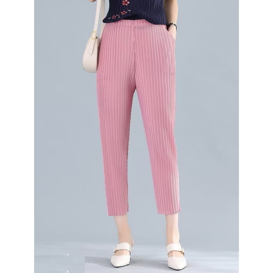 【年年爆款】三宅褶皺-小腳褲-規格圖1