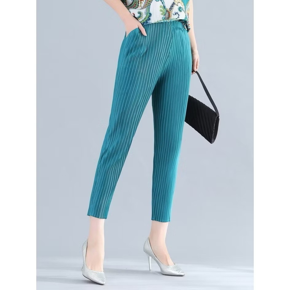 【年年爆款】三宅褶皺-小腳褲-規格圖1