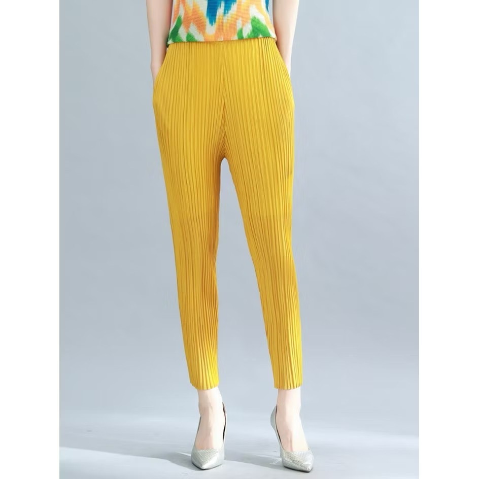 【年年爆款】三宅褶皺-小腳褲-規格圖1