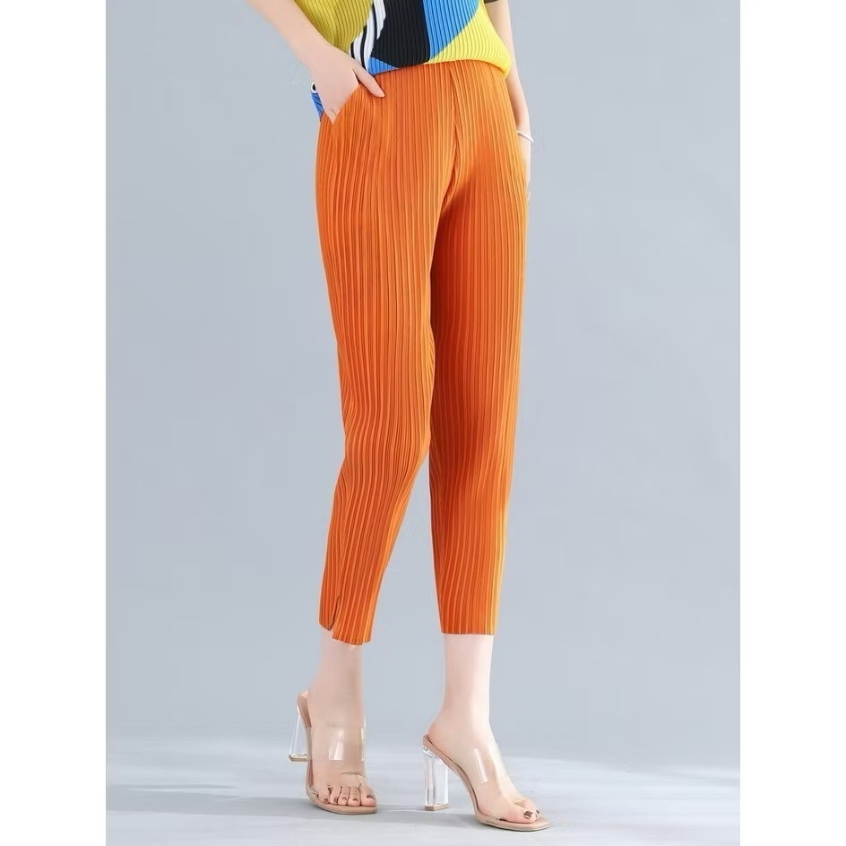 【年年爆款】三宅褶皺-小腳褲-規格圖1