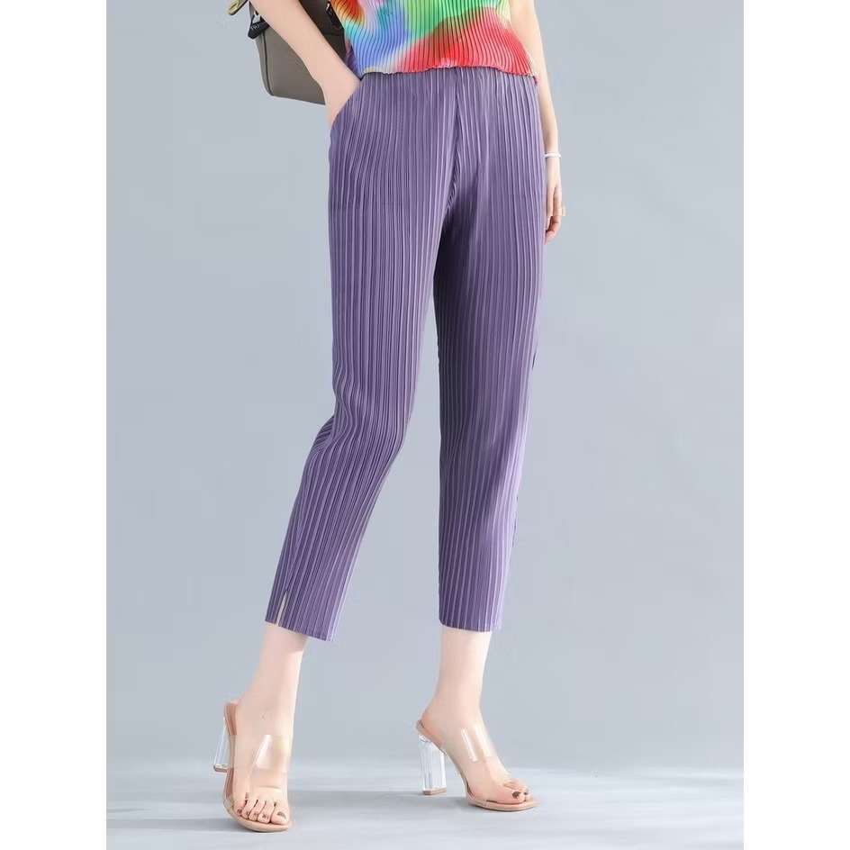 【年年爆款】三宅褶皺-小腳褲-規格圖1