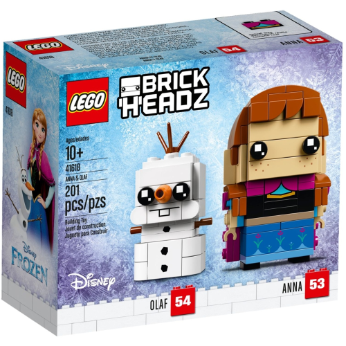 LEGO 樂高 冰雪奇緣 大頭 41618 安娜和雪寶 全新 盒普