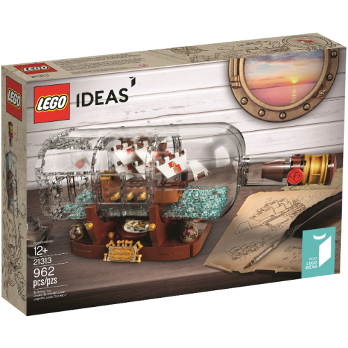 LEGO 樂高 IDEAS 21313 瓶中船 全新未拆 盒佳