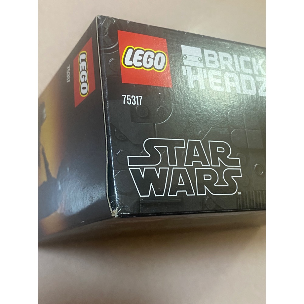 LEGO 樂高 75317 曼達洛倫大頭  全新 未拆 盒有撞到-細節圖2
