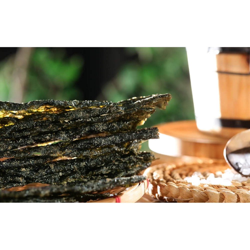 海苔先生 烤海苔海苔厚燒 五香椒鹽 3倍加厚X3倍酥脆-細節圖6