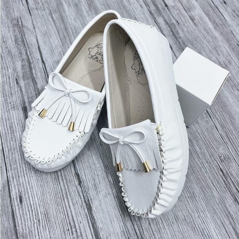 TATA【現貨➕預購】MITSJ台灣製造 素面豆豆鞋 平底鞋 孕媽咪鞋 休閒鞋 娃娃鞋 流蘇豆豆鞋 軟底休閒鞋-細節圖6