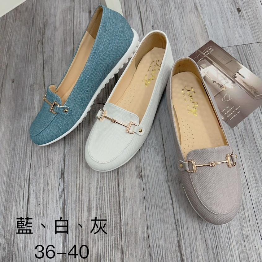 TATA【現貨➕預購】MITHJ台灣製豆豆鞋平底鞋乳膠底全包休閒鞋平底女鞋娃娃鞋鍊條裝飾-細節圖2