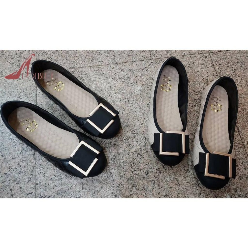 TATA【現貨➕預購】台灣製小香風乳膠鞋墊舒適平底包鞋女鞋-細節圖2