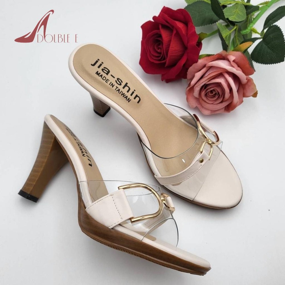 MIT台灣製金屬扣裝飾高跟鞋女鞋-細節圖4