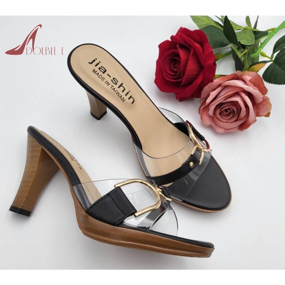 MIT台灣製金屬扣裝飾高跟鞋女鞋-細節圖6