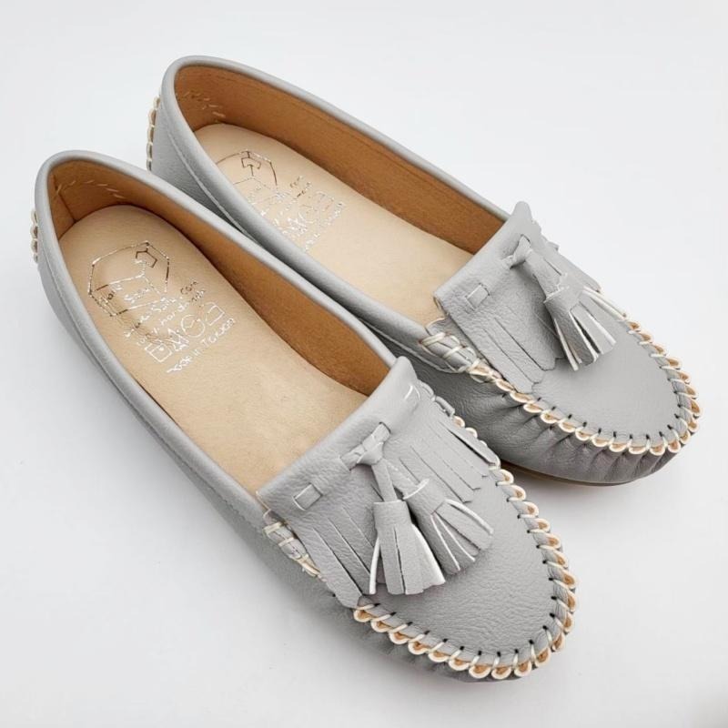 TATA【現貨➕預購】MITDJ台灣製造 大尺碼36-41 俏皮款蝴蝶結豆豆鞋 休閒鞋 孕婦鞋 平底鞋 娃娃鞋 包鞋-細節圖5