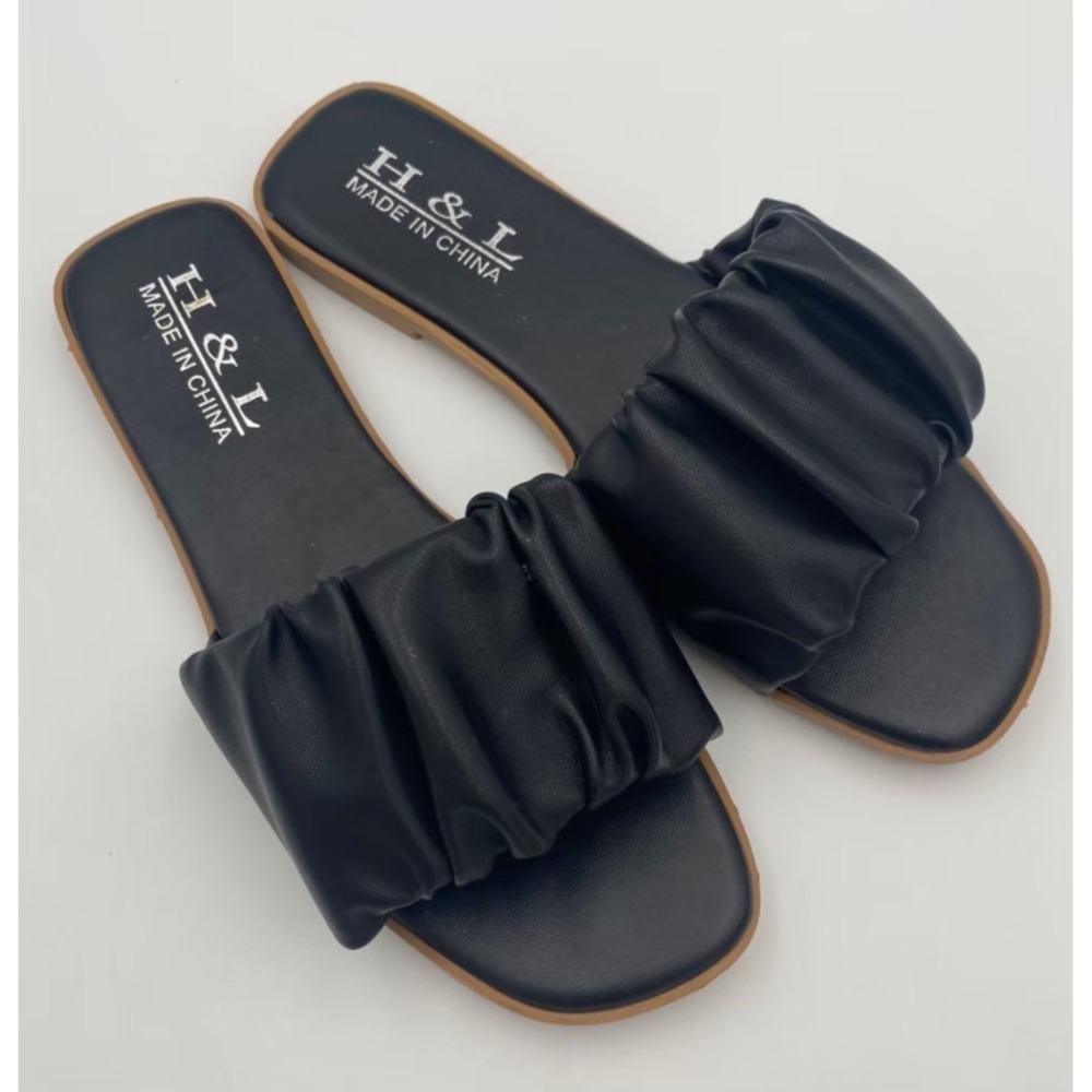 TATA【現貨➕預購】雲朵平底涼拖鞋女鞋休閒鞋平底女拖鞋露趾休閒鞋-規格圖6