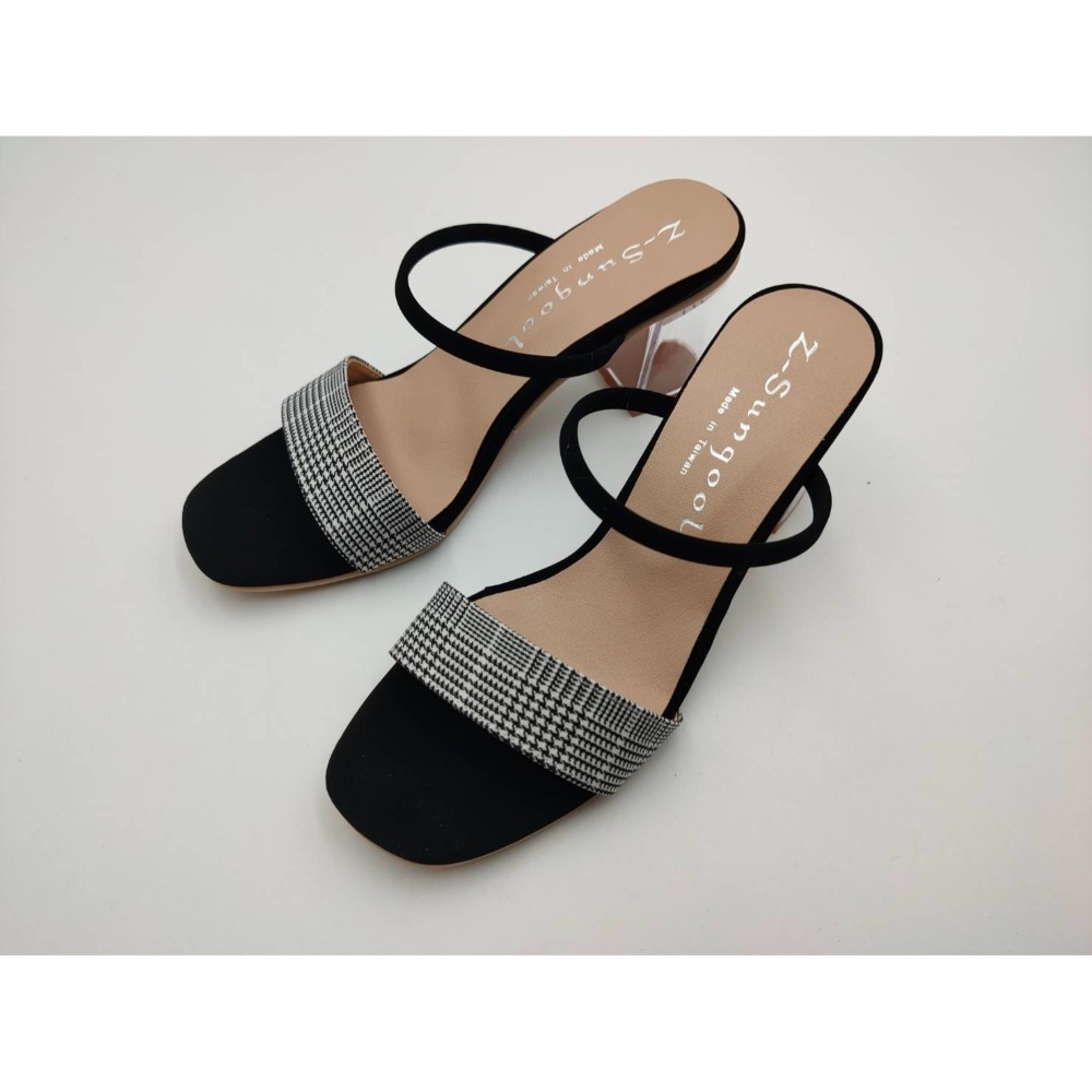 TATA【現貨➕預購】 MITSR台灣製 高跟拖鞋 透明跟拖鞋-規格圖7