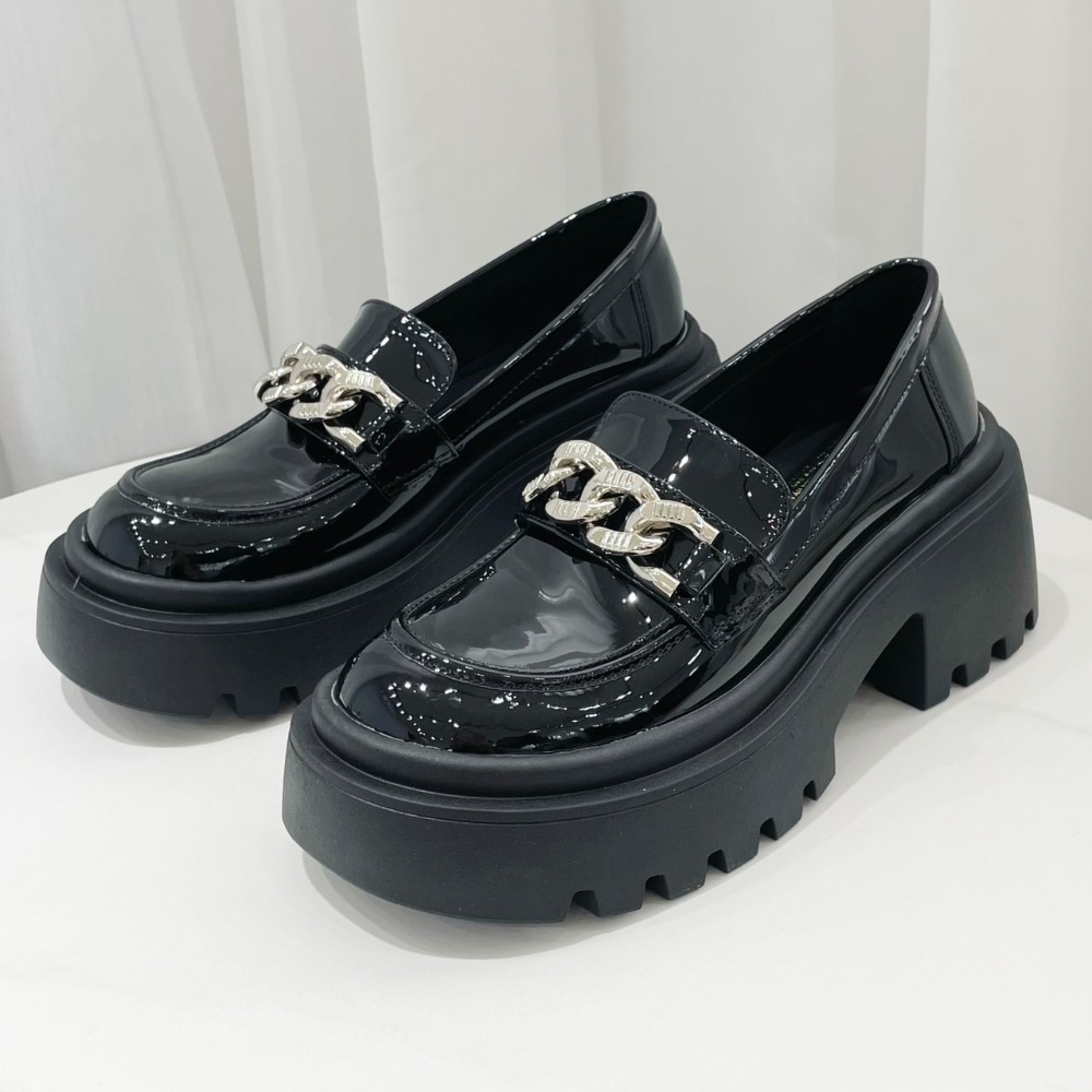 TATA【現貨➕預購】MITDS 台灣製造 厚底樂福鞋女鞋 休閒鞋女鞋 鞋帶全包鞋 厚底鞋 包頭鞋 學生鞋-規格圖7