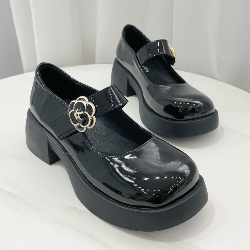 TATA【現貨➕預購】氣質百搭款 厚底包頭瑪莉珍鞋 小姐姐必備 學院風 瑪莉珍鞋 流行百搭款-規格圖7